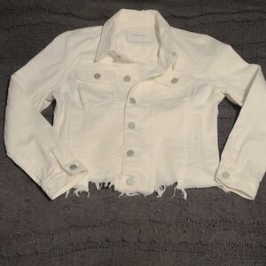 BLANK NYC White Denim Jacket